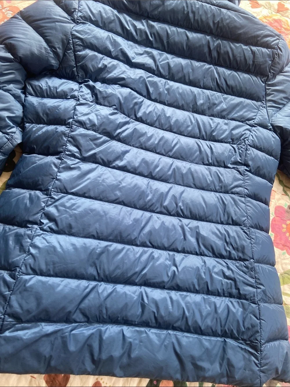 32 Degrees Dark Teal Quilted Hooded Puffer Jacket L